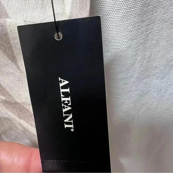 ALFANI Women Tops CreaM Floral Print Sleeveless Size L - Picture 5 of 6